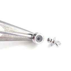 ejp633【2套】安心！很難跌倒！樹脂（矽膠）扣環 銀錶扣 第5張的照片