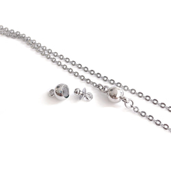 ejp633【2套】安心！很難跌倒！樹脂（矽膠）扣環 銀錶扣 第2張的照片