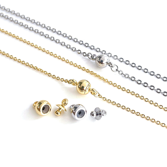 ejp633【2套】安心！很難跌倒！樹脂（矽膠）扣環 銀錶扣 第7張的照片