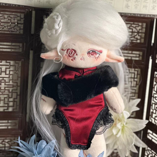 長い脚 30cm 着せ替えぬいぐるみ 無属性 着せ替え人形 ロングヘア 