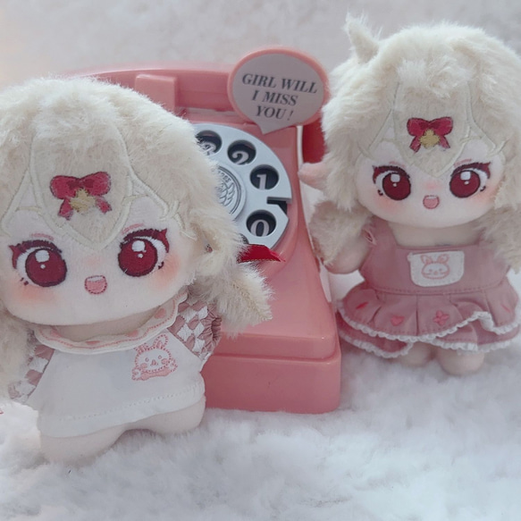 可愛い クマの耳 40cm ぬいぐるみ 無属性 着せ替え人形綿人形