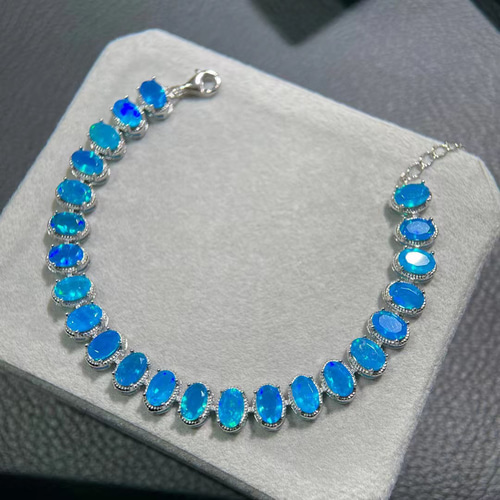 天然ブルーオパールブレスレット ブレスレット Fun Fun 通販 18178868