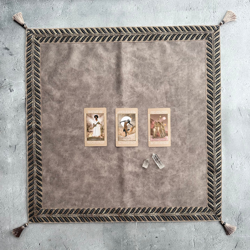 インド製リーフデザインリボンテープ ハンドメイドタロットクロス Made