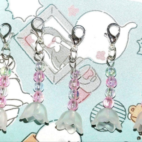⚠️lapis様 ハンドメイドチャーム 6点 アリス 時計 ウサギ トランプ チャーム アクセサリー