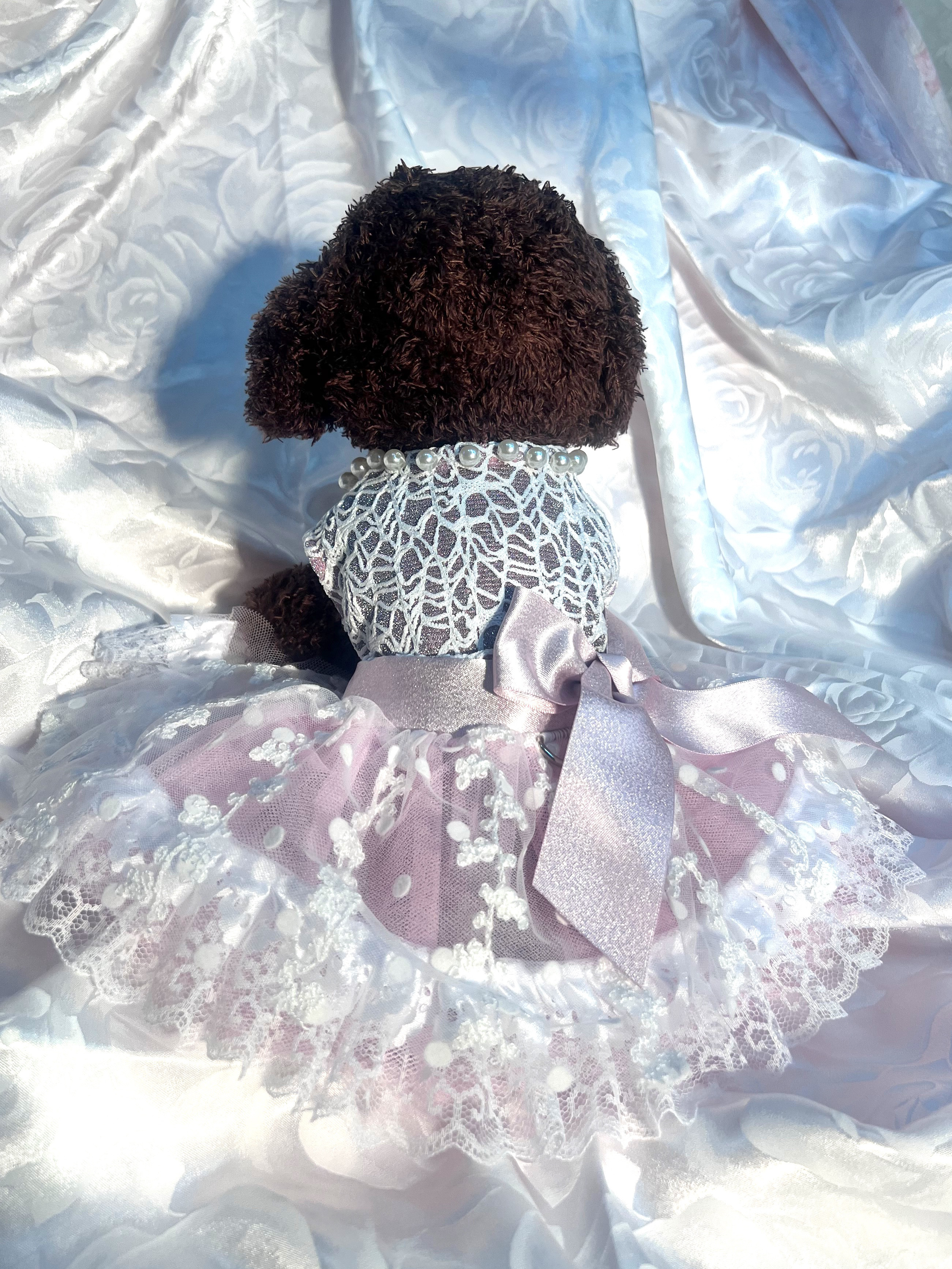 犬服　〜1点ものドレス〜　ピンクドレス 6,864円