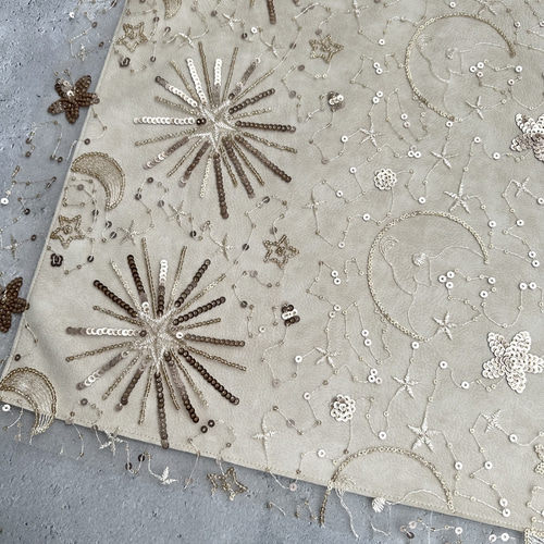 Creative Kit レースクロスとマットセット 太陽と月のレース ピンク