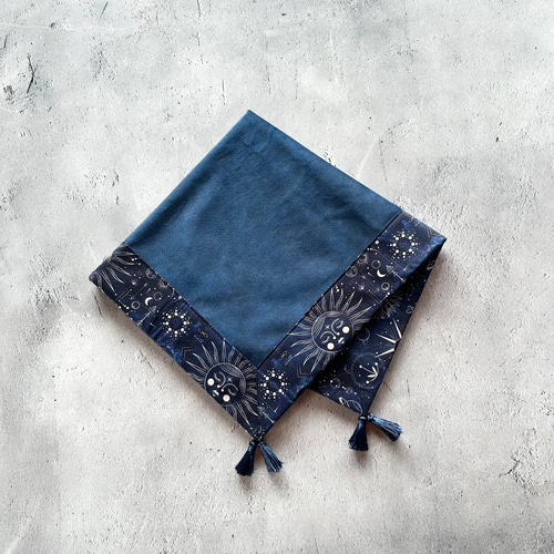 USA cotton アストロジープリント タロットクロス ハンドメイド