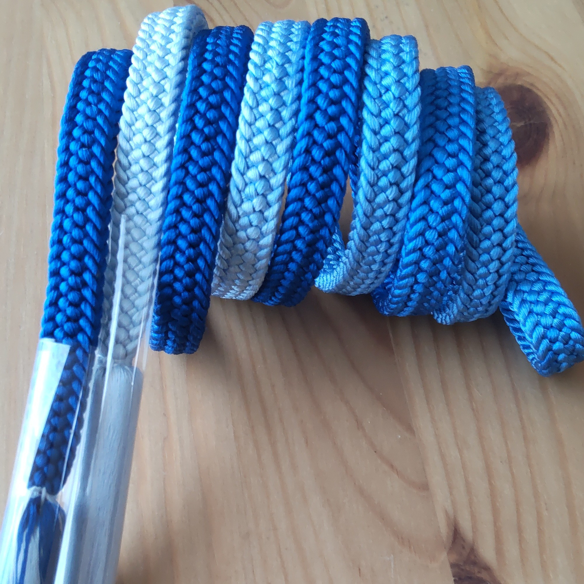 帯締め 平組 手組み 組紐 青 7,800円