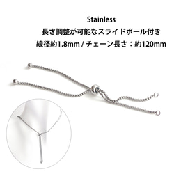 ess111 可調長度鏈條，帶滑球，總長度約 120 毫米，316 公升（2 件裝） 第1張的照片