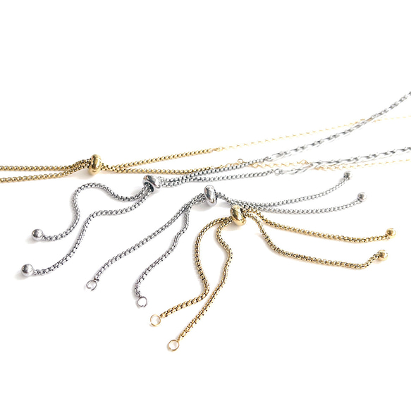 ess111 可調長度鏈條，帶滑球，總長度約 120 毫米，316 公升（2 件裝） 第9張的照片