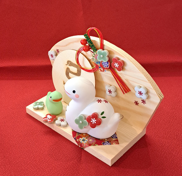 2025 干支飾り 巳♡ 巳年お正月飾り 卓上タイプ 2枚目の画像