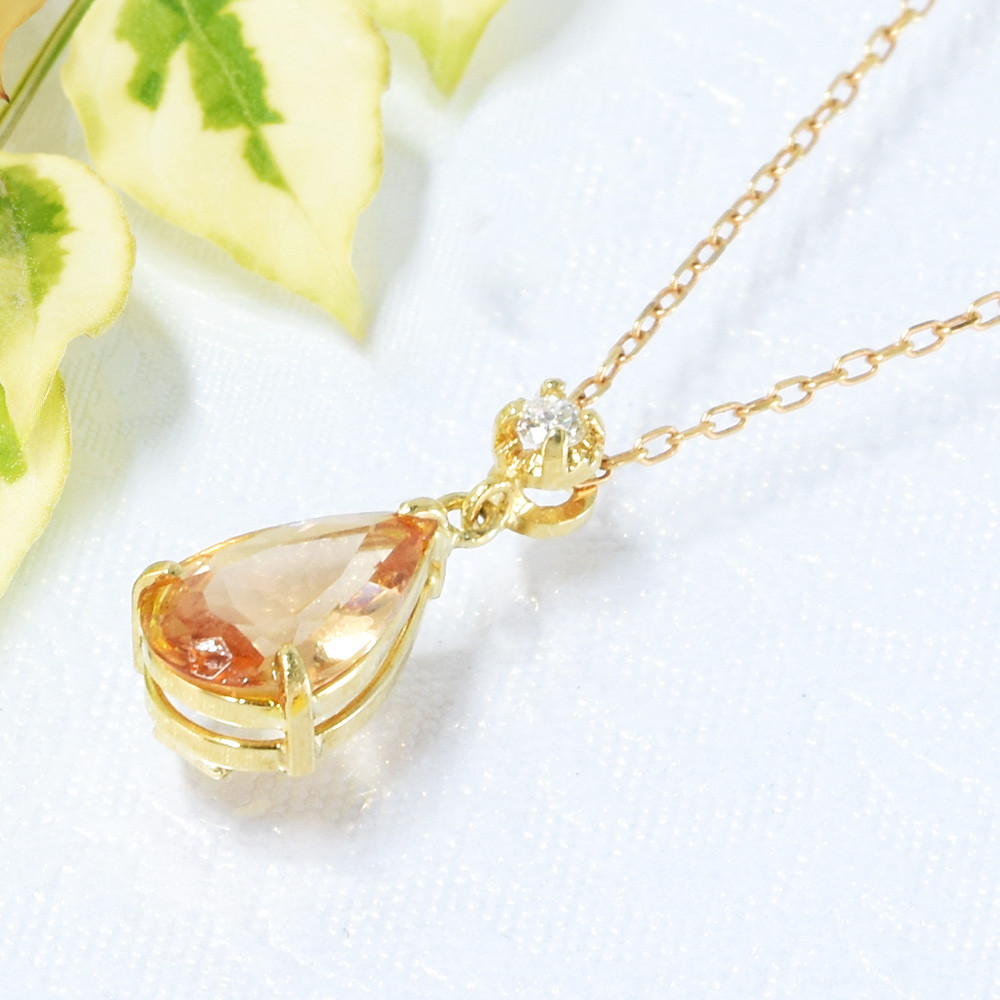 最安値 新品☆ 大粒6.15ct K18天然トルコ石ペントップ D0.20ct