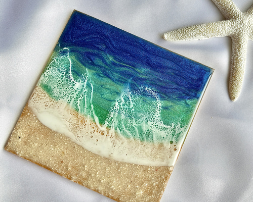 レジンアートオーシャンアート海アートレジンアート海BOX型
