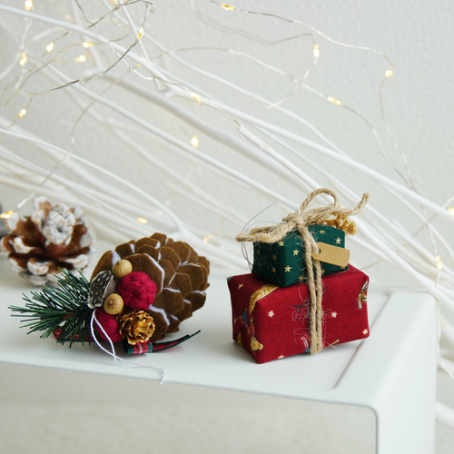 Christmas 】オーナメント クリスマス小物6点セット ガーランド gogo