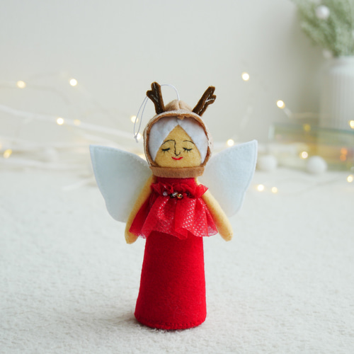   クリスマスオーナメント 天使 クリスマスオーナメント/天使 その他インテリア雑貨 RIBBON