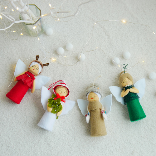 Christmas 】オーナメント 天使 4点セット ガーランド gogo 通販