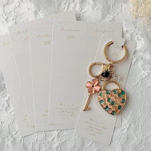 #⑅ᵗઽᵤbᵃᵏi⑅εïз　✾　FD-12-2他　アクセサリー台紙　4種 アクセサリー台紙セット48（D-618,619,544,561,631）/はがき1/2