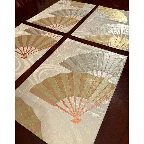 ランチョンマット(高級正絹袋帯リメイク) ◼︎58◼︎一点物 正絹 高級