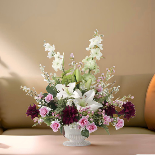 光触媒 人工観葉植物 ウォールグリーン フェイクグリーン パリスピンク