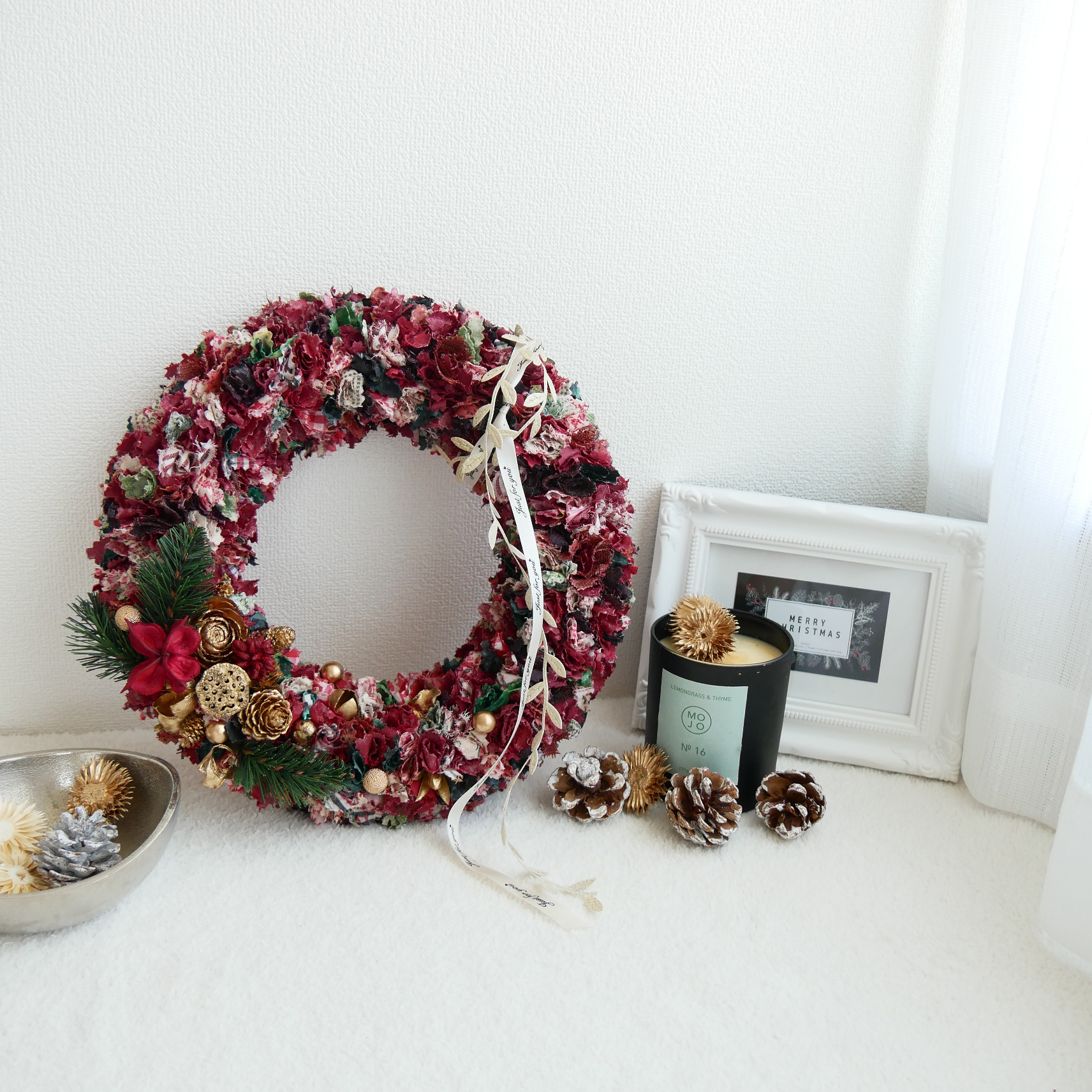 【Christmas】クリスマスリース 6,228円