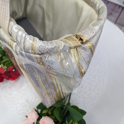 リメイク・帯・着物　『オビカラbag』　L2タイプ　手提げ、ばね口金、GOLF　カートバック　　送料無料 14枚目の画像