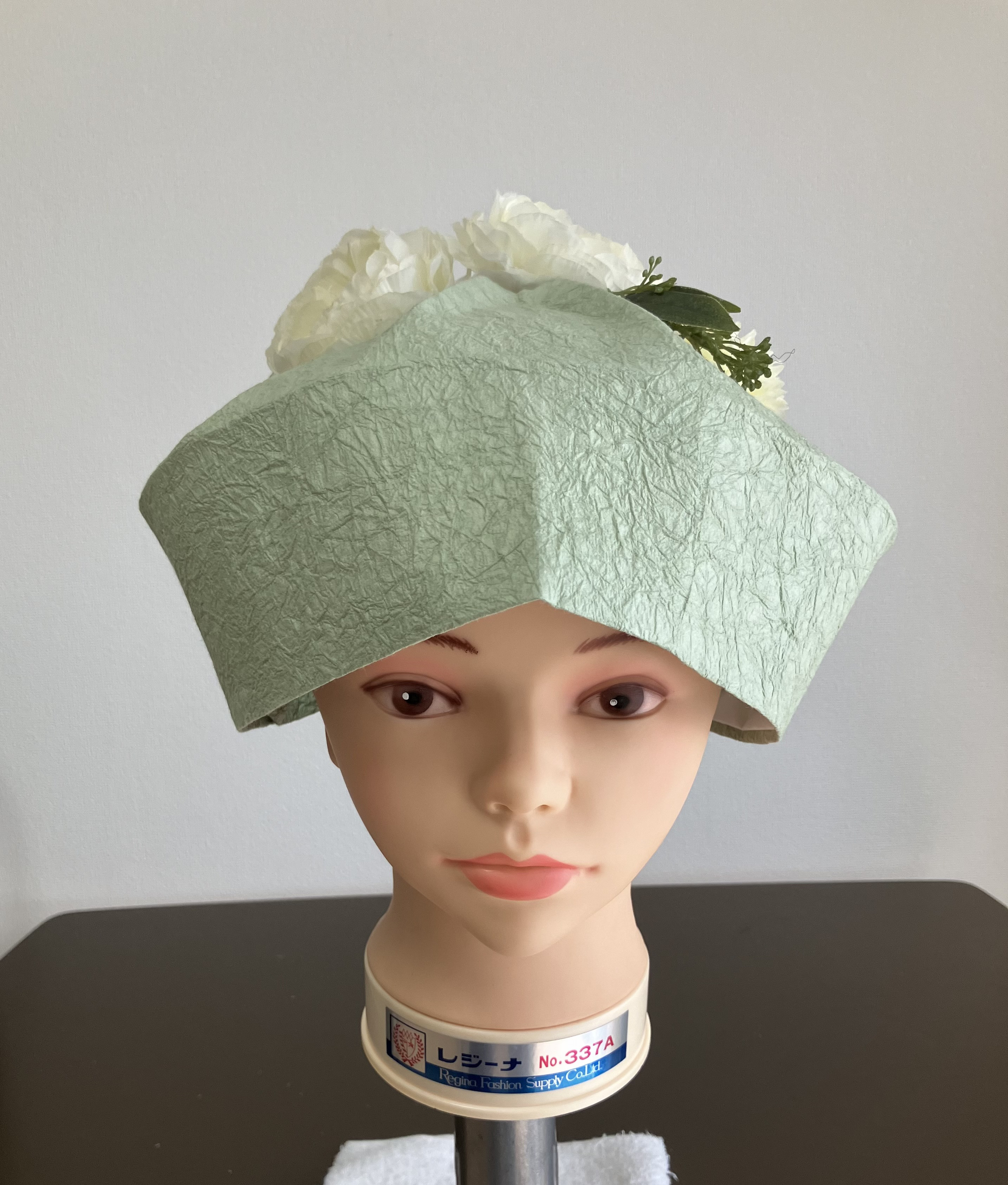 洋髪用：和紙100％の角隠し、和婚本番・前撮り写真にお勧めです。 15,000円