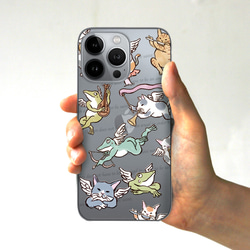 スマホケース 天使たち（クリア） iPhoneケース・カバー 河童堂 通販