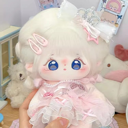 【正規通販】 着せ替えぬいぐるみ 20cmぬいぐるみ チカ 元気少女 白髪青目 その他