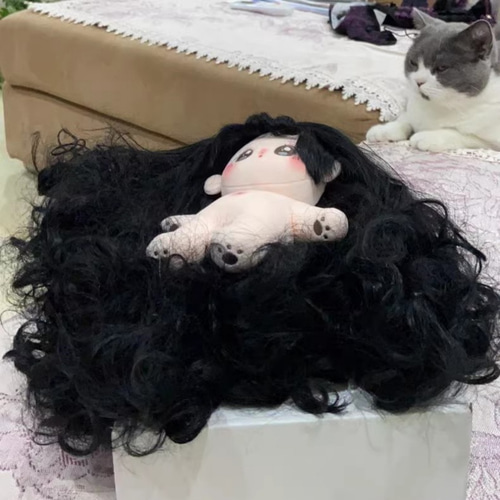 20cmぬいぐるみ 着せ替えぬいぐるみ みゅみゅ 黒髪黒目
