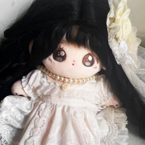 20cmぬいぐるみ 着せ替えぬいぐるみ みゅみゅ 黒髪黒目