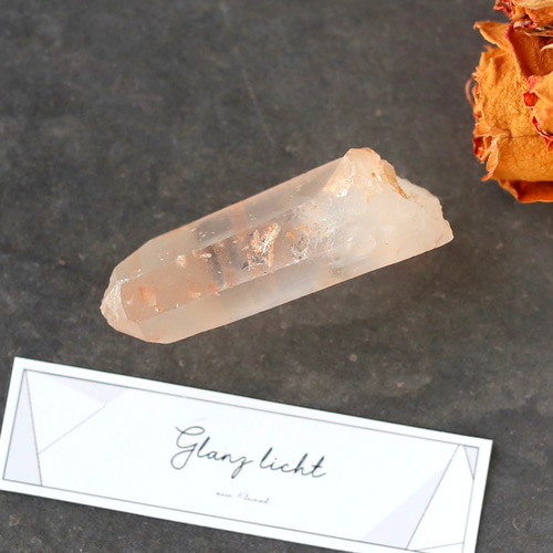 ピンクレムリアンシード クリスタル 水晶 鉱物 原石 希少 カブラル鉱山