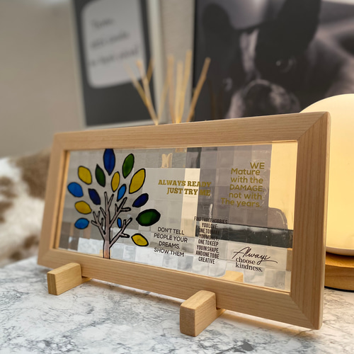 幸せのなる木 ステンドグラス アンティークガラス ギフト その他