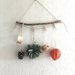 ユーカリと木ノ実と花々のミルフィーユガーランド ユーカリと木ノ実と花々のミルフィーユガーランド