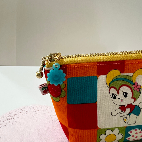 ふっくらミニポーチ☆ハニーチューン☆昭和レトロ☆レトロアニマル  