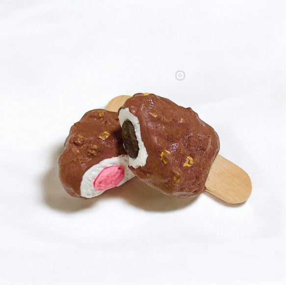 じゃらじゃらキーホルダー ハートドーナツ チョコクランチ アメリカン