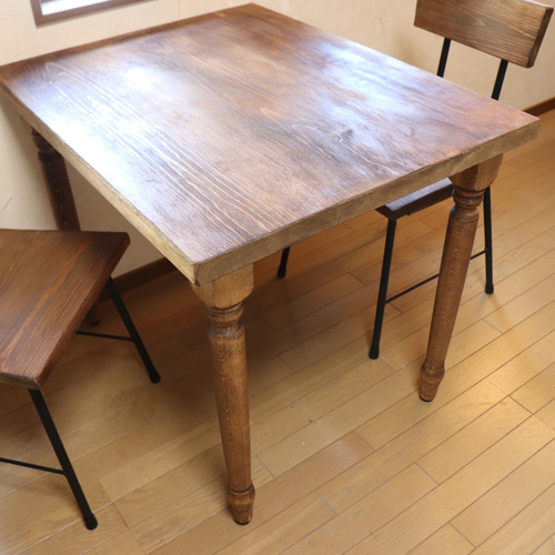 ろくろ足90cm奥行70㎝ カウンターテーブル #ネイルデスク #ネイル