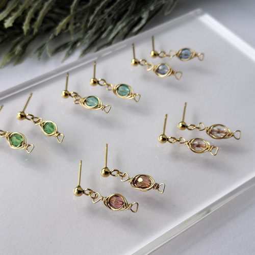 粒ピアスorイヤリング[CANDY] イヤリング・ノンホールピアス mooco 