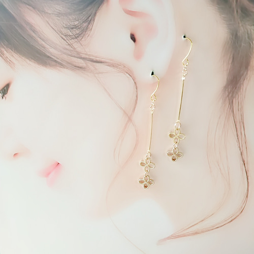 ハンドメイドピアス ピアス（スタッド・一粒） m shop 通販