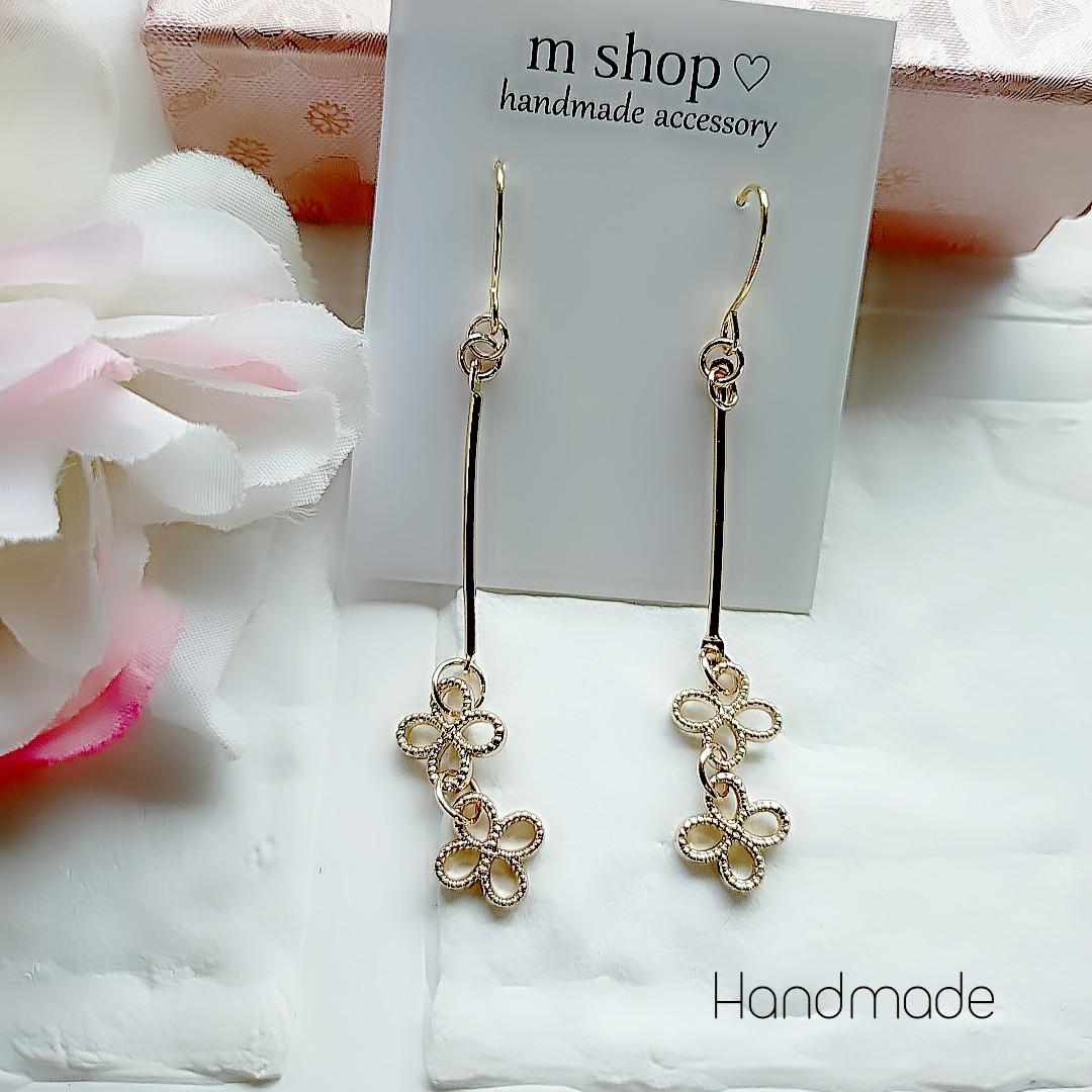 ハンドメイドピアス ピアス（スタッド・一粒） m shop 通販