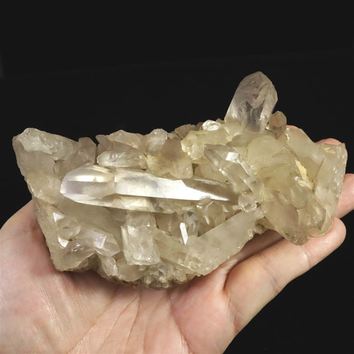 山梨県黒平水晶峠産 水晶クラスター 287g #96380 天然石 榎本通商 通販