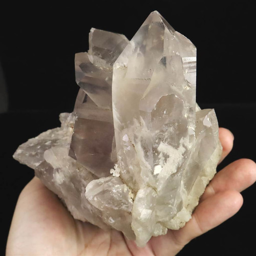 レア♡水晶♡パイライト♡アメジスト共生クラスターNo.1931