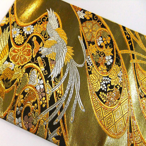 テーブルランナー鳳凰文帯リメイク