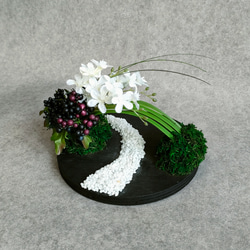 アーティフィシャルフラワー+盆栽 造花+盆栽 アーティフィシャル