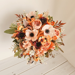 ウェディングブーケ　ブートニア付き ウェディングブーケ（ブートニア付き）B-97 ブーケ himejyon