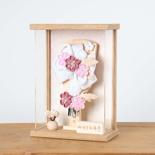 一点限り】正月飾り 羽子板 ケース飾り H52 【一点限り】正月飾り