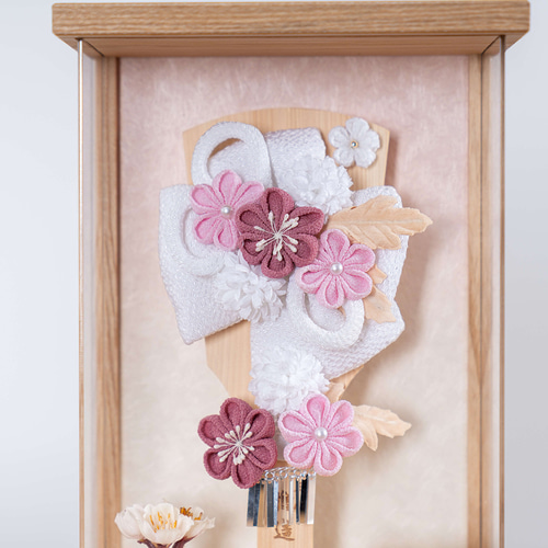 ことの羽子板（0114）ゆい ナチュラルケース｜コンパクトな木製羽子板