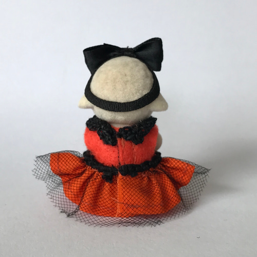 シルバニア着せ替え服】赤ちゃんサイズ☆ハロウィンドレスとヘアバンド