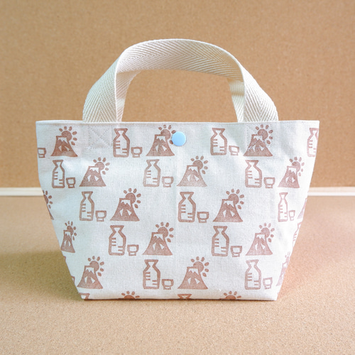KAKOI ビールベア刺繍 トートBAG トートバッグ 肩掛け 綿100% / ジャングル刺繍トートバッグ 全2