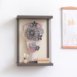 ことの羽子板（0117）かれん Tケース｜コンパクトな木製羽子板飾り