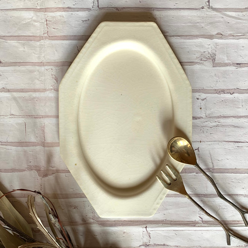 8角オーバルリム皿（3color） 中皿 クラフト-tenka 通販 18182970